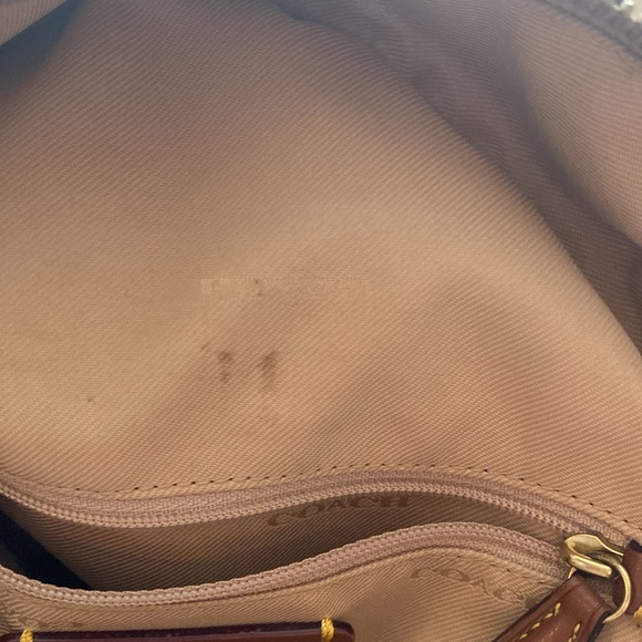 Coach Rose Print Mini Backpack - Picture 6 of 7